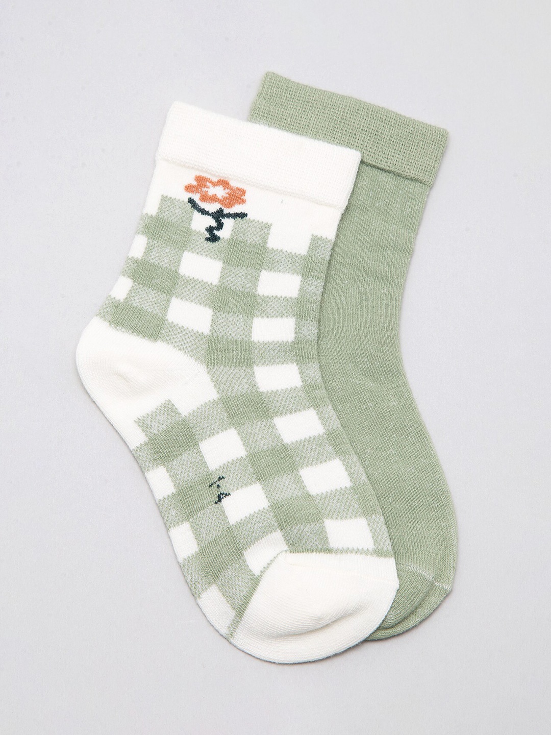 

J Style Kids Pack Of 2 Ankle-Length Socks, White