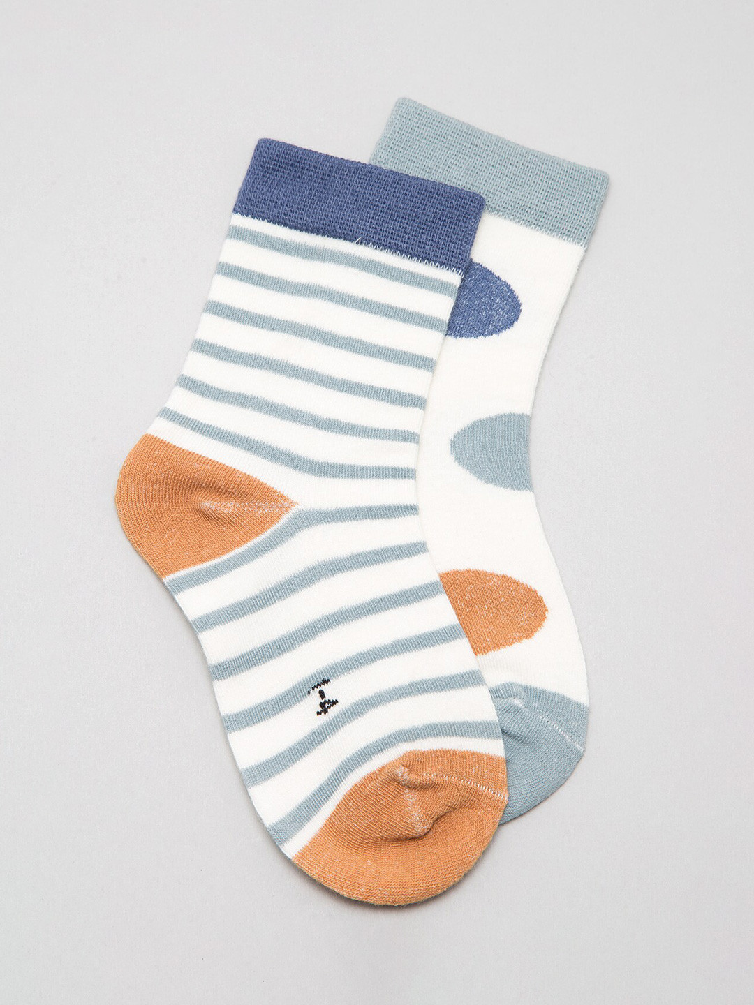 

J Style Kids Pack Of 2 Patterned Ankle Length Socks, White