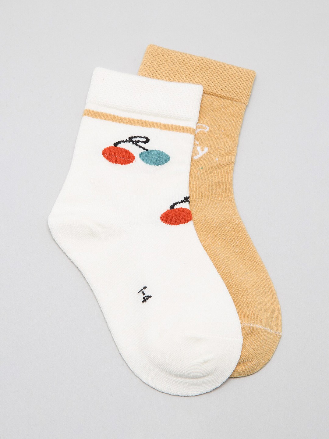 

J Style Kids Pack of 2 Ankle-Length Socks, White