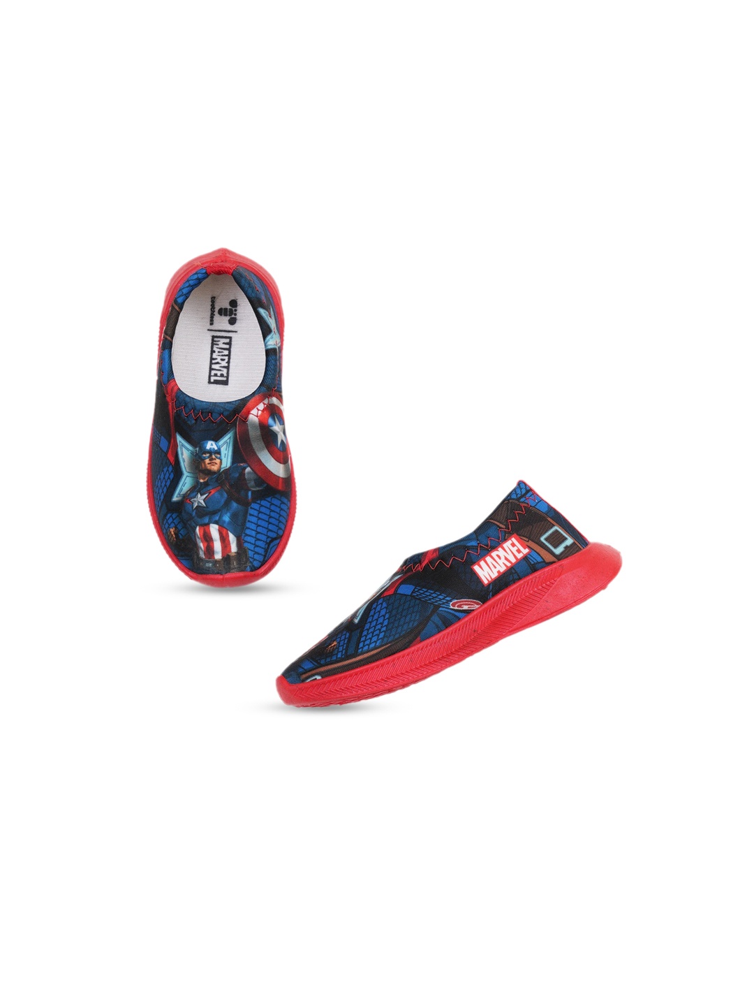 

toothless Boys Printed Slip-On Sneakers, Navy blue