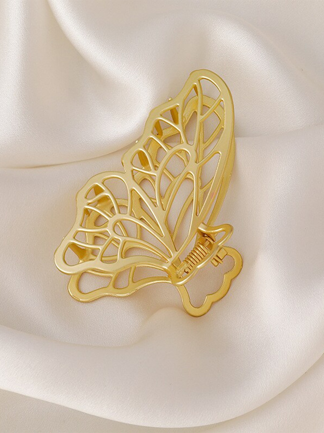 

VAGHBHATT Women Butterfly Claw Clip, Gold