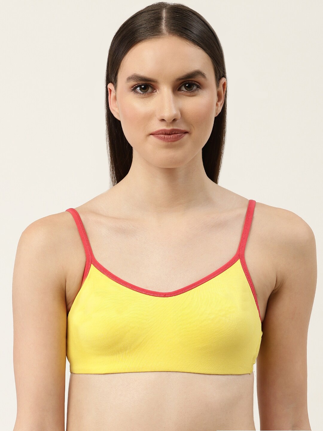 

DressBerry Cotton Bra, Yellow