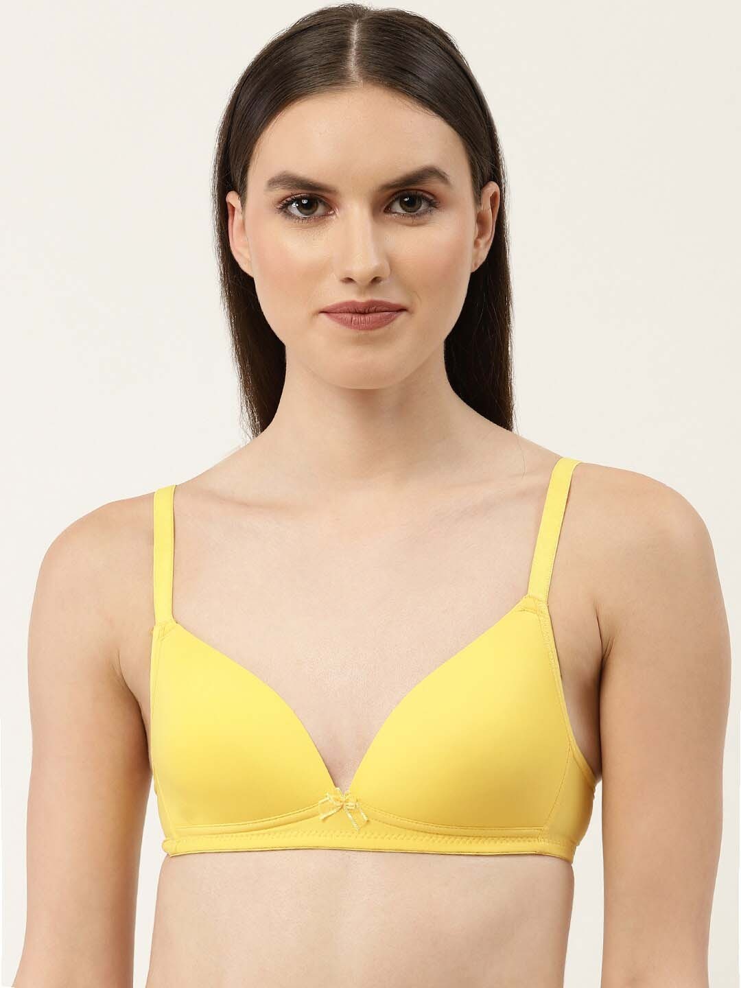 

DressBerry Lightly Padded Bra, Yellow