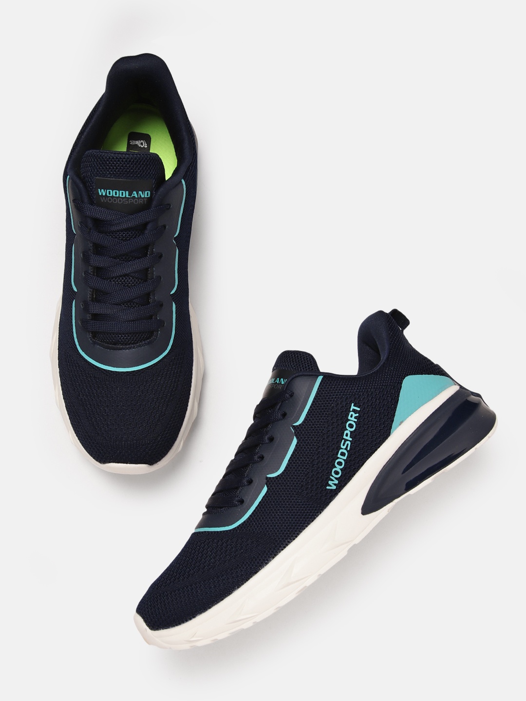 

Woodland Men Woven Design Sneakers, Navy blue
