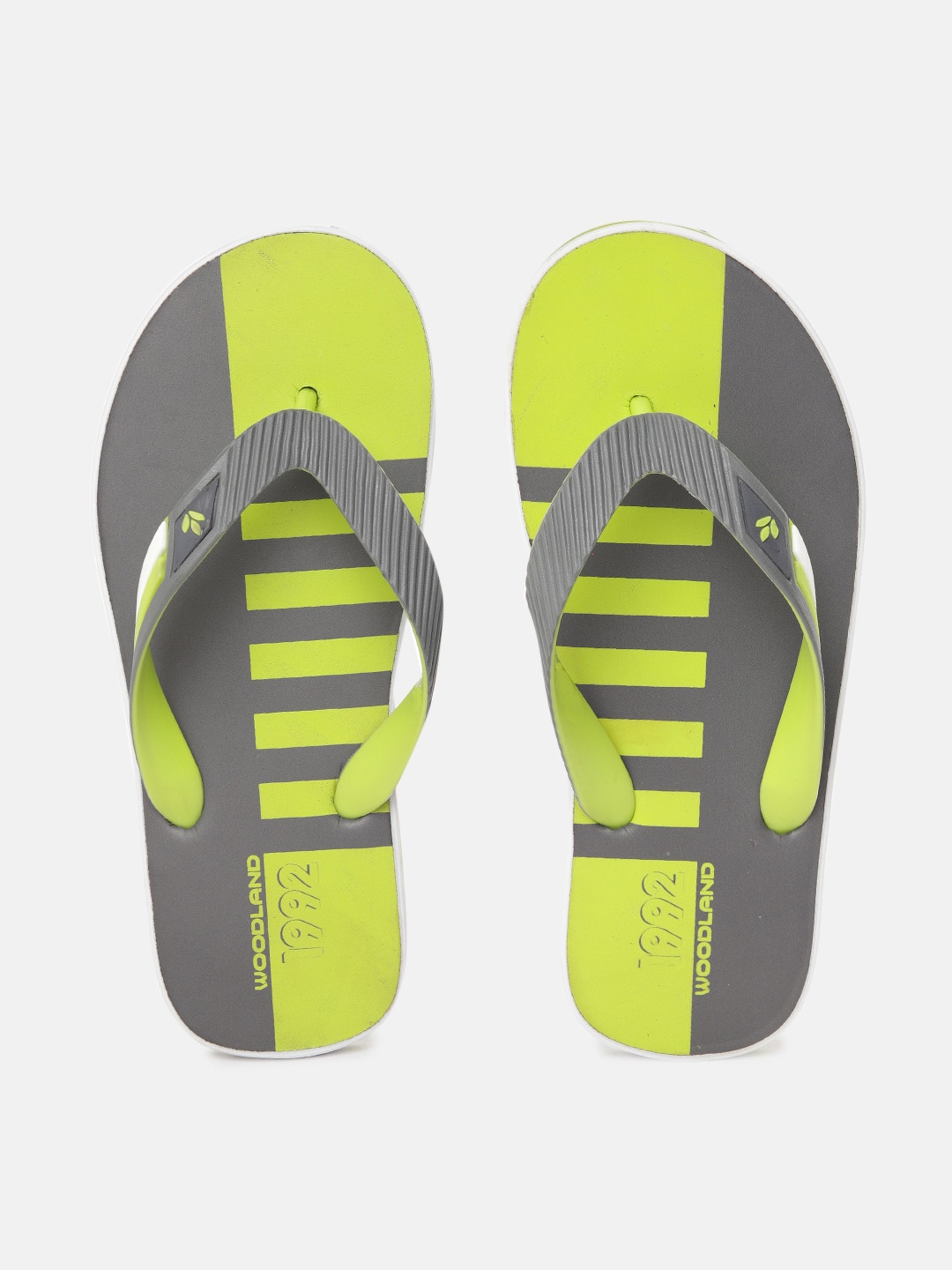 

Woodland Men Colourblocked Thong Flip-Flops, Grey