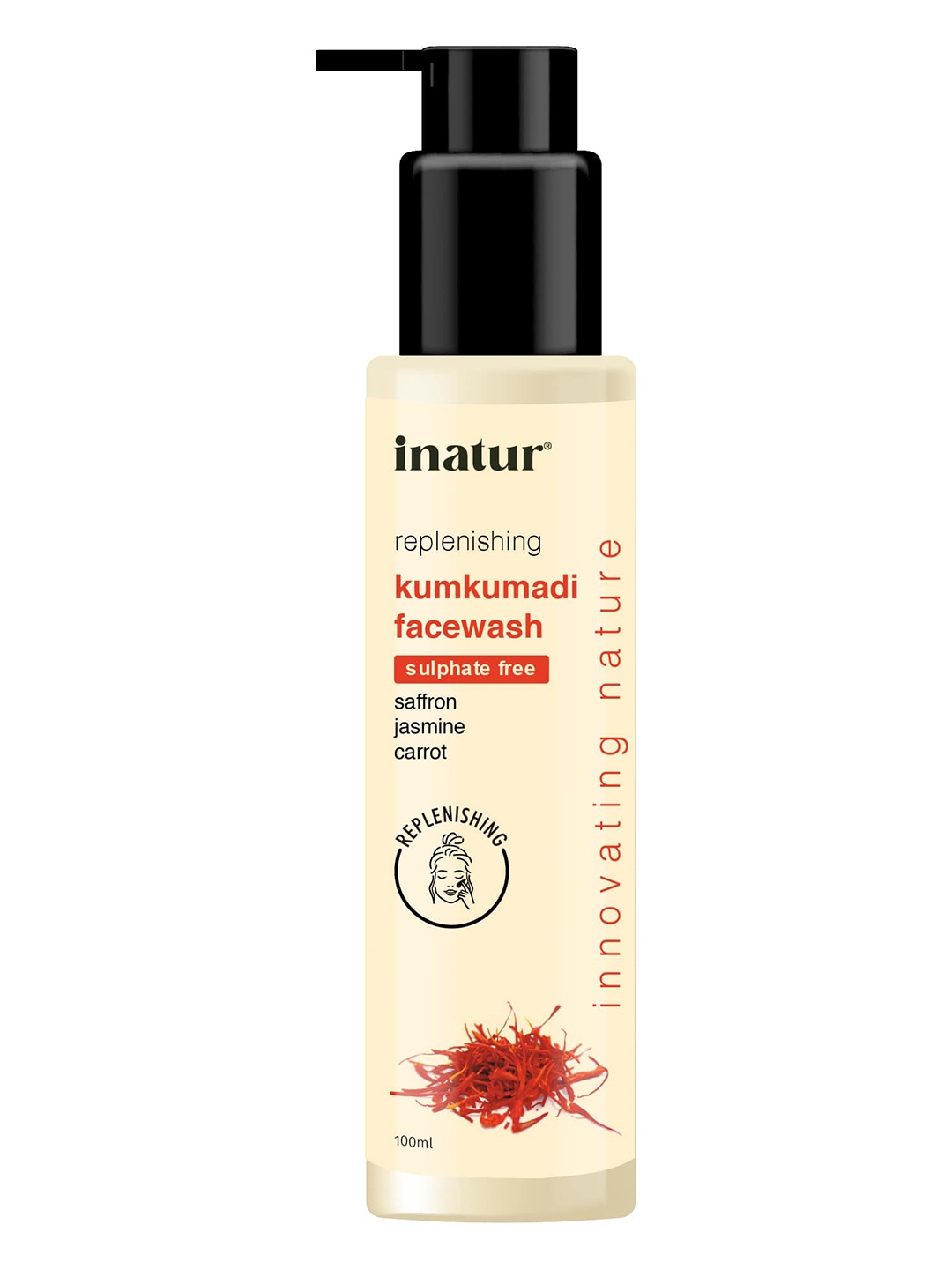 

Inatur Kumkumadi Face Cleanser-100ml, Transparent