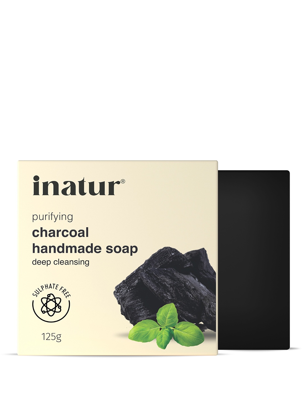 

Inatur Charcoal Mineral Soap - 125 g
