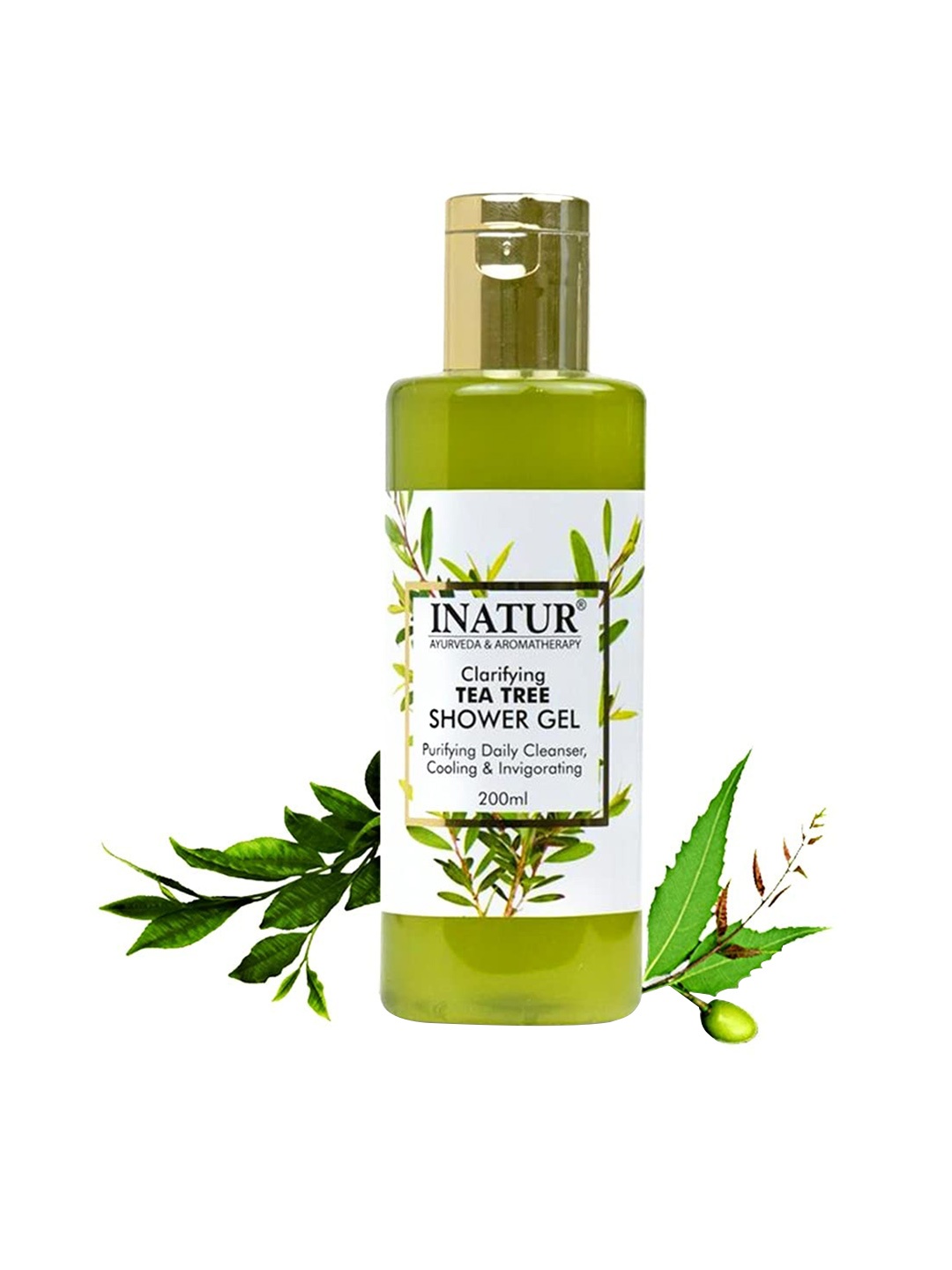 

Inatur Clarifying Tea Tree Shower Gel - 200 ml, Green