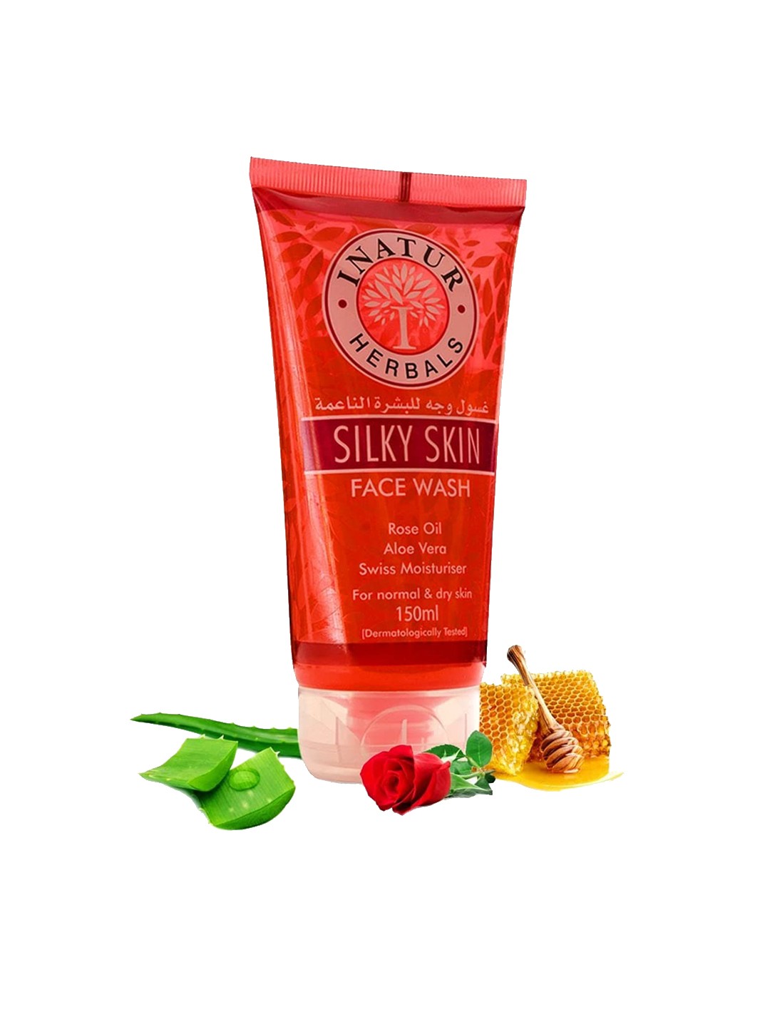 

Inatur Silky Skin Face Wash - 150ml, Transparent