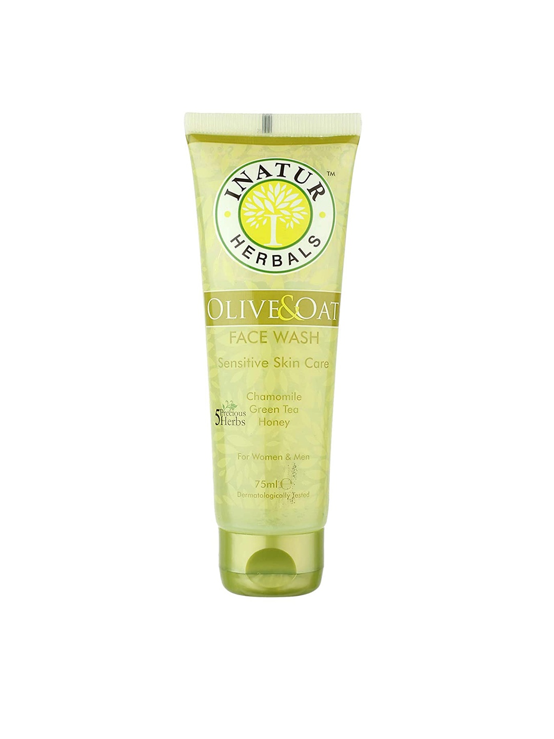 

Inatur Olive & Oat Face wash - 75ml, Transparent