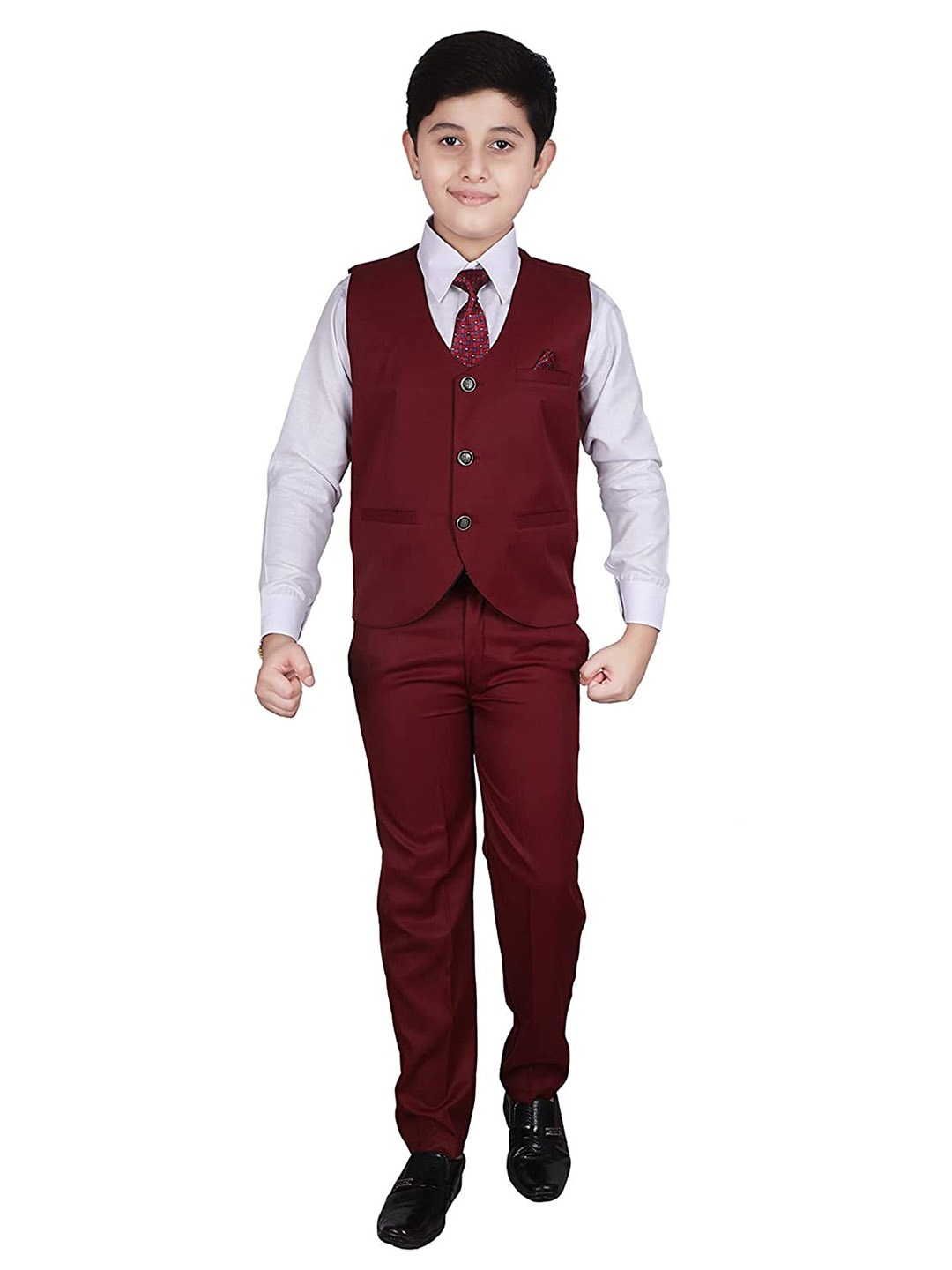 

Pro-Ethic STYLE DEVELOPER Boys Shirt with Trousers, Maroon