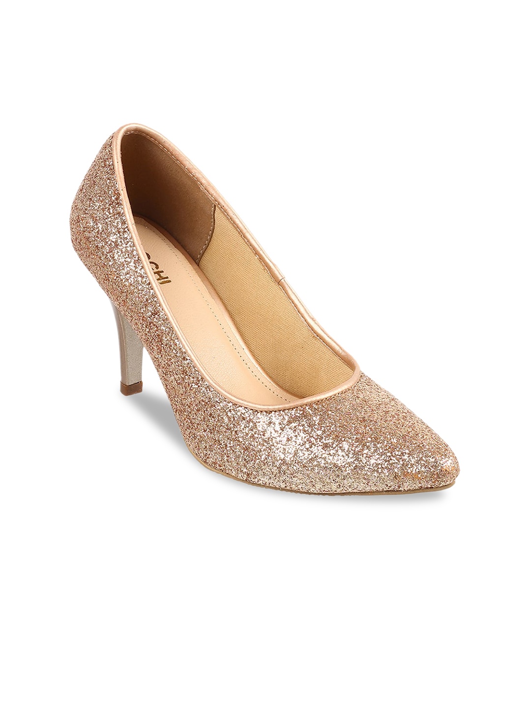 

Mochi Embellished Pumps Heels, Gold