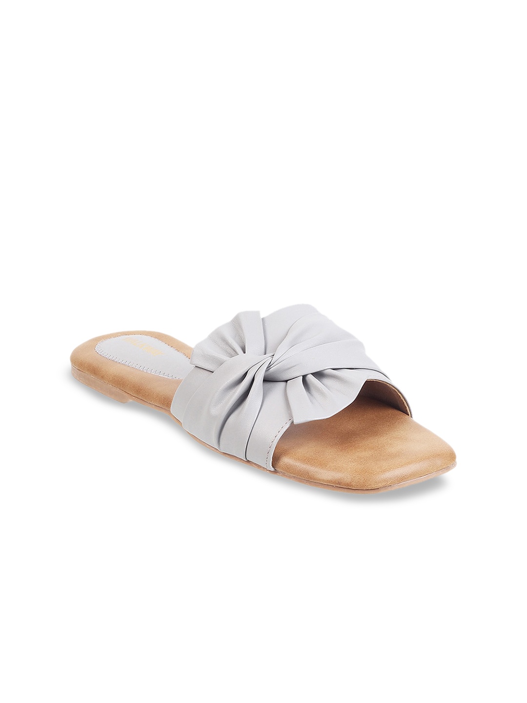 

WALKWAY by Metro Women Grey Open Toe Flats with Bows