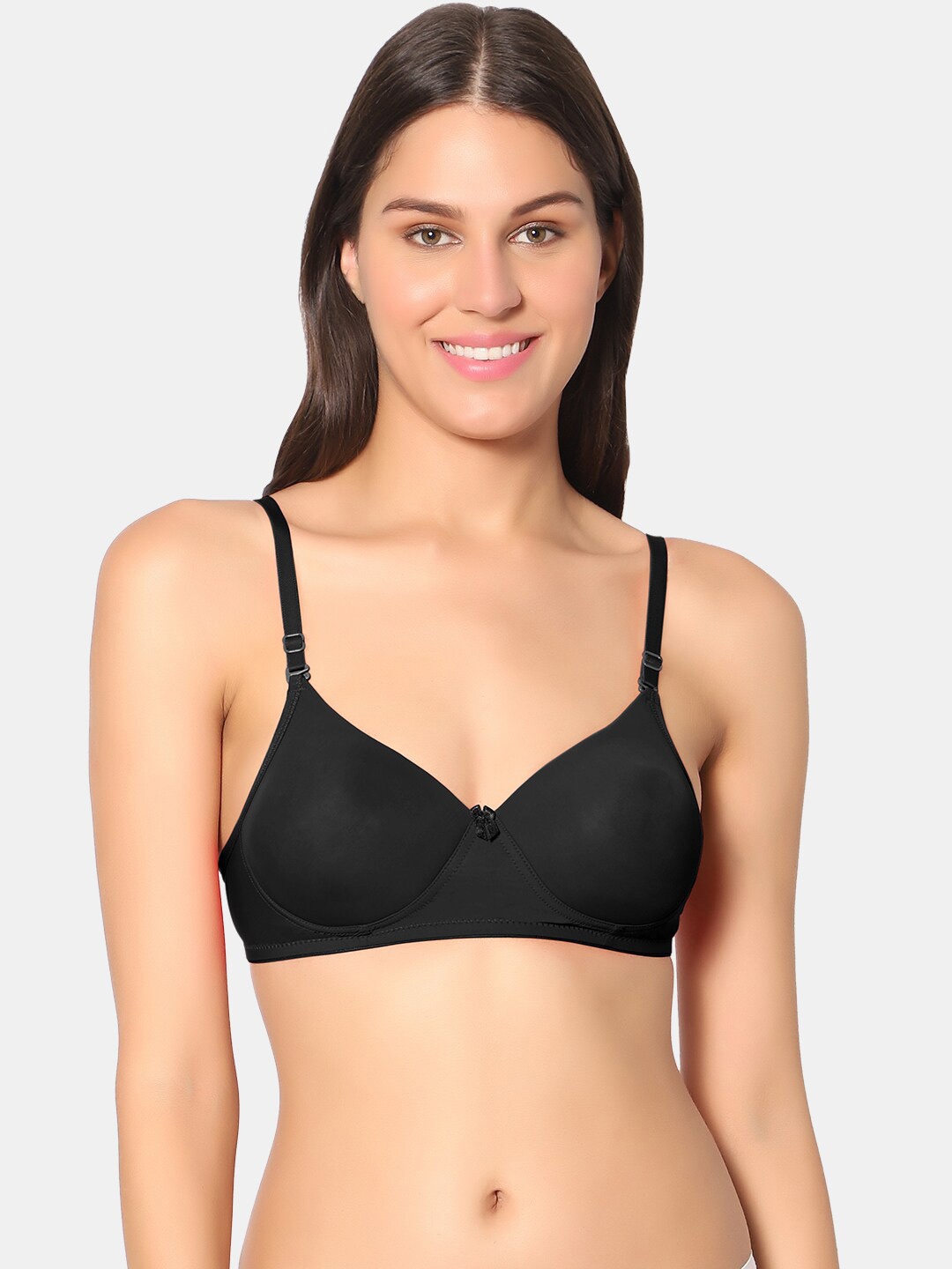 

Sonari Lightly Padded Seamless Non-Wired All Day Comfort Everyday Bra 0019blackblack, Black