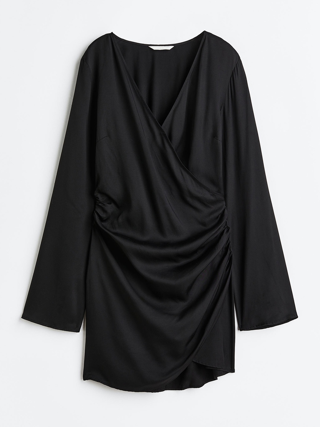

H&M Gathered Bodycon Dress, Black