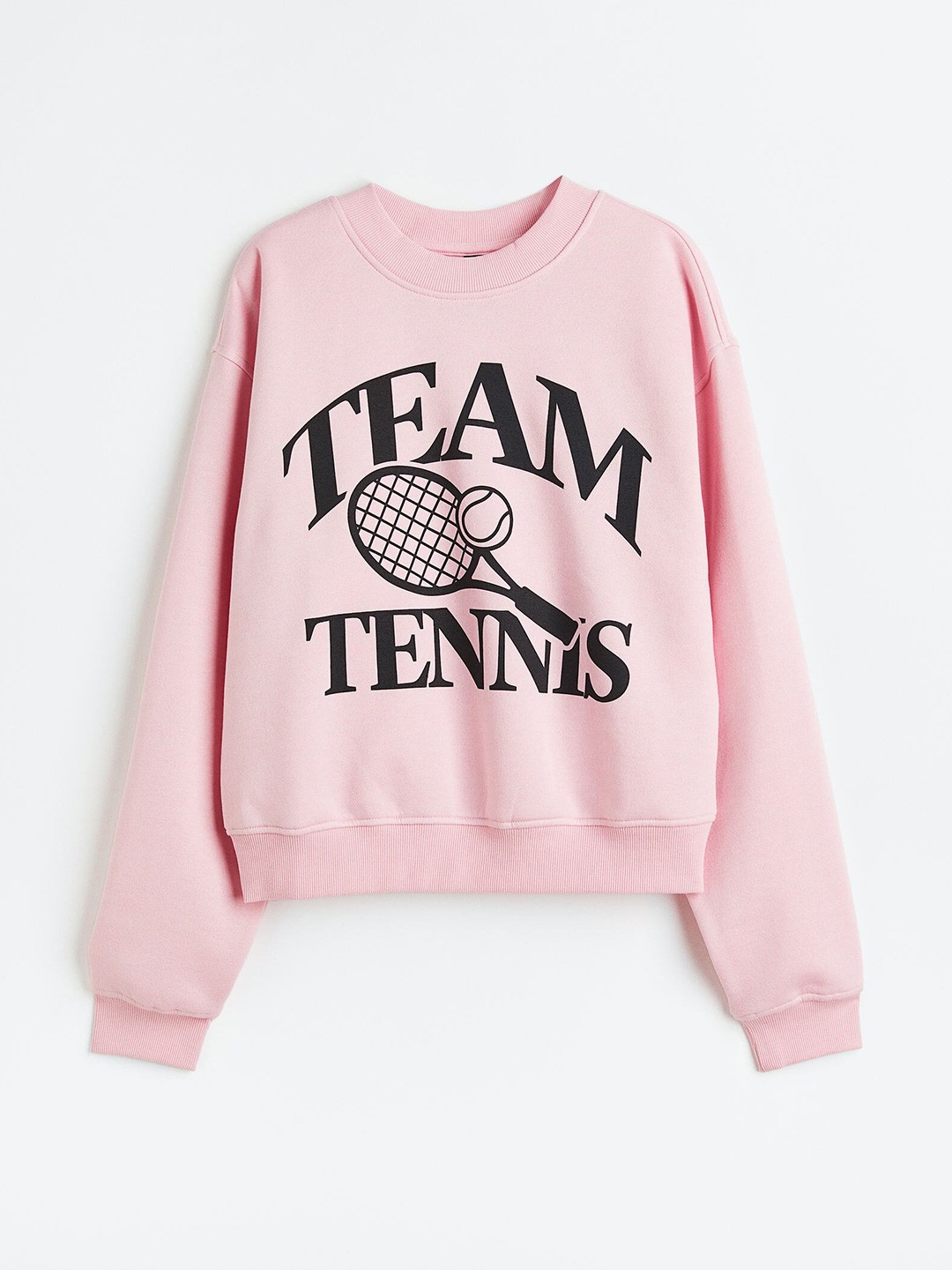 

H&M Women Printed Sweatshirt, Pink