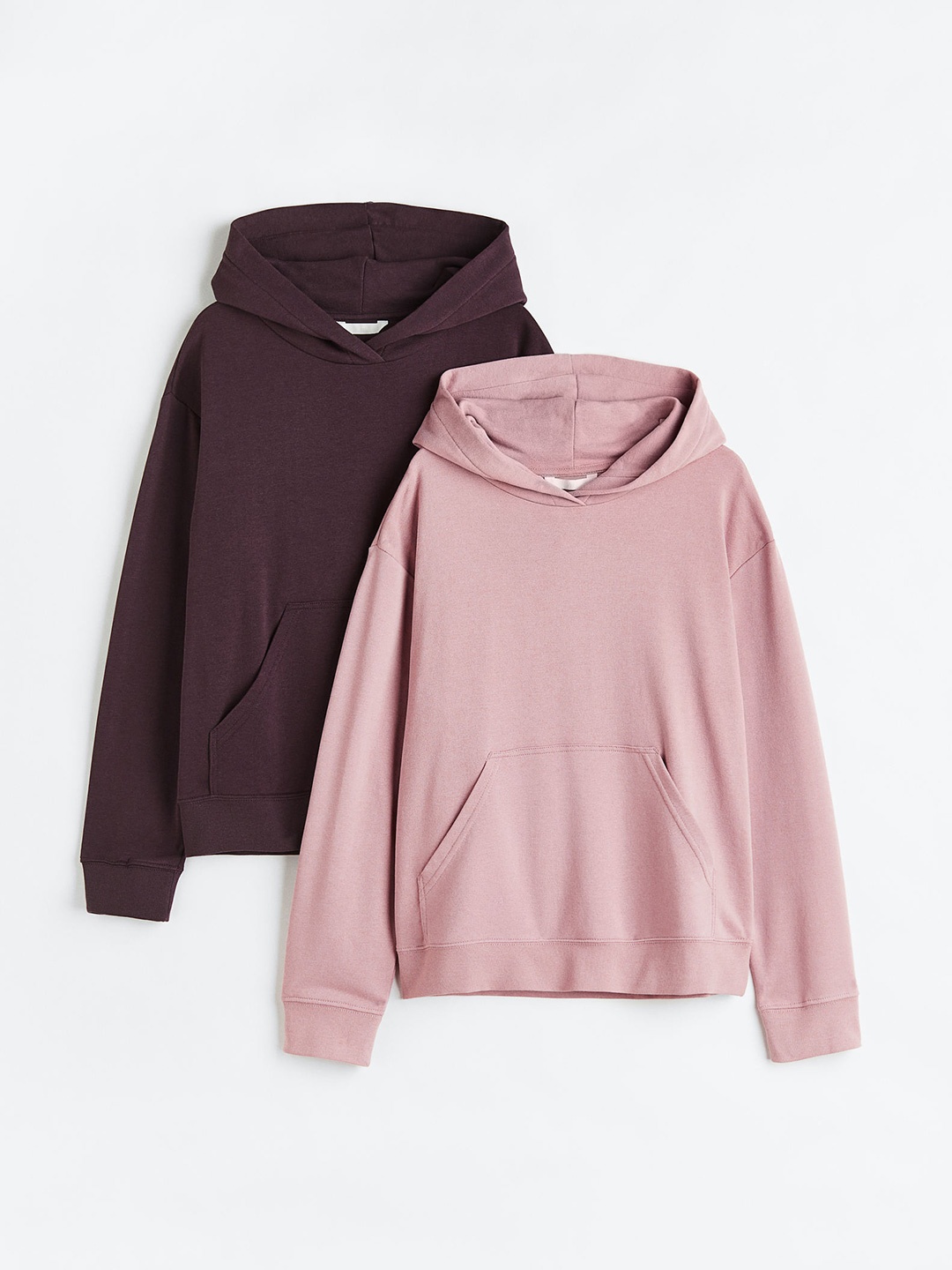 

H&M Women 2-Pack Hoodies, Brown