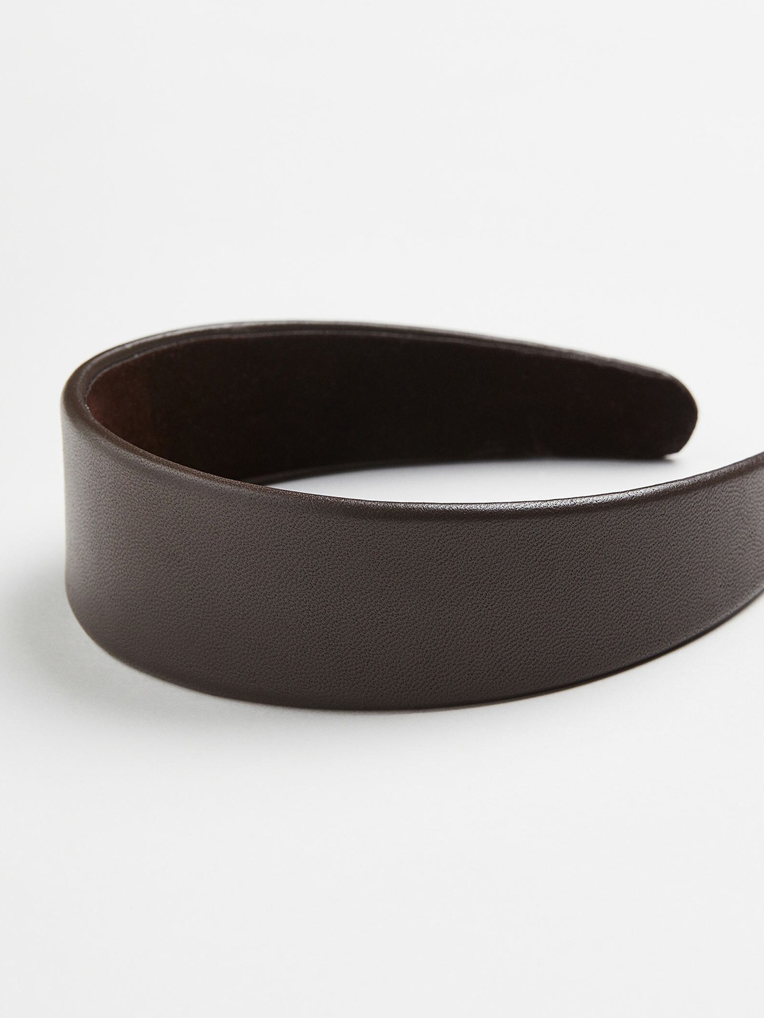 

H&M Women Leather Alice band, Brown