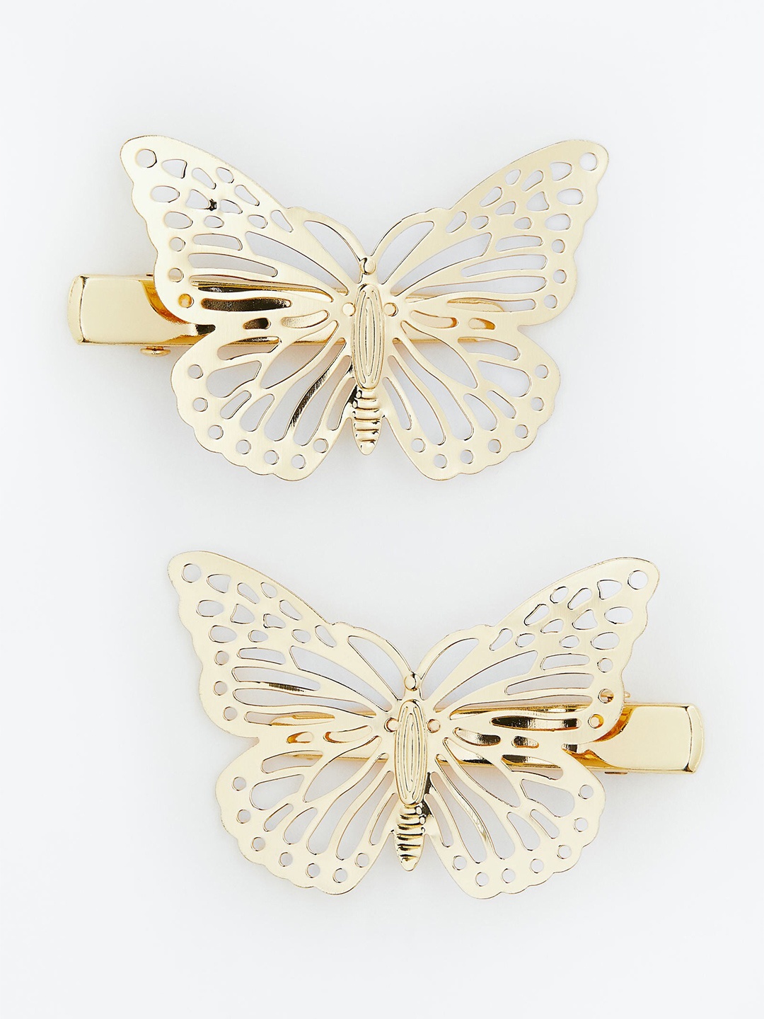 

H&M 2-Pack Hair Clips, Gold