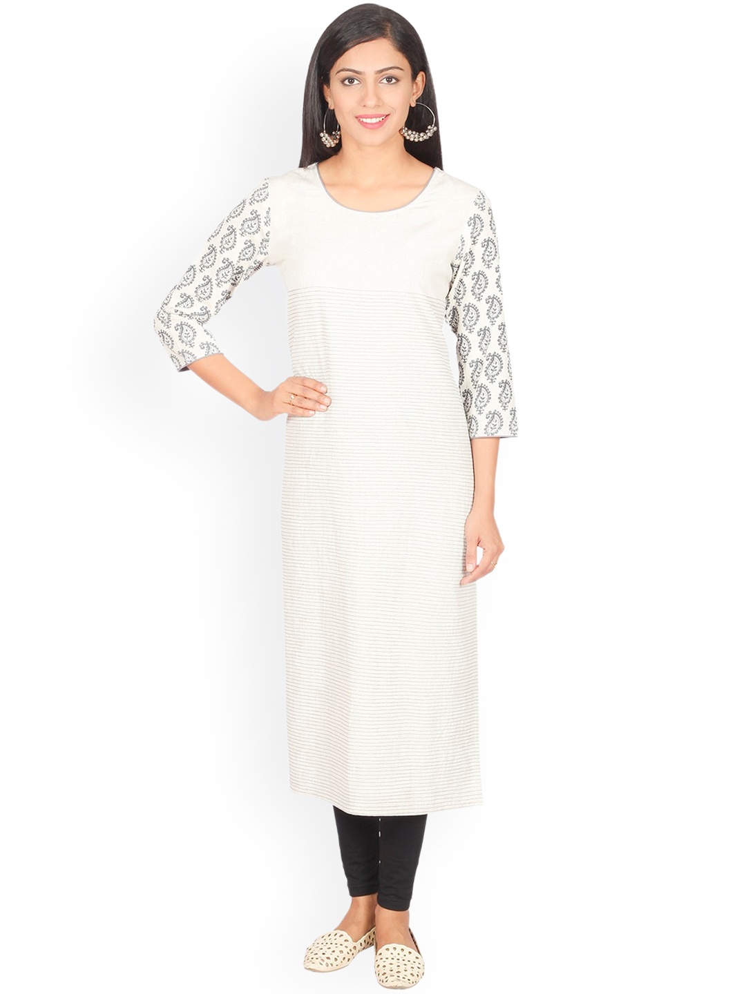 

SUTI Women Kurta, Off white