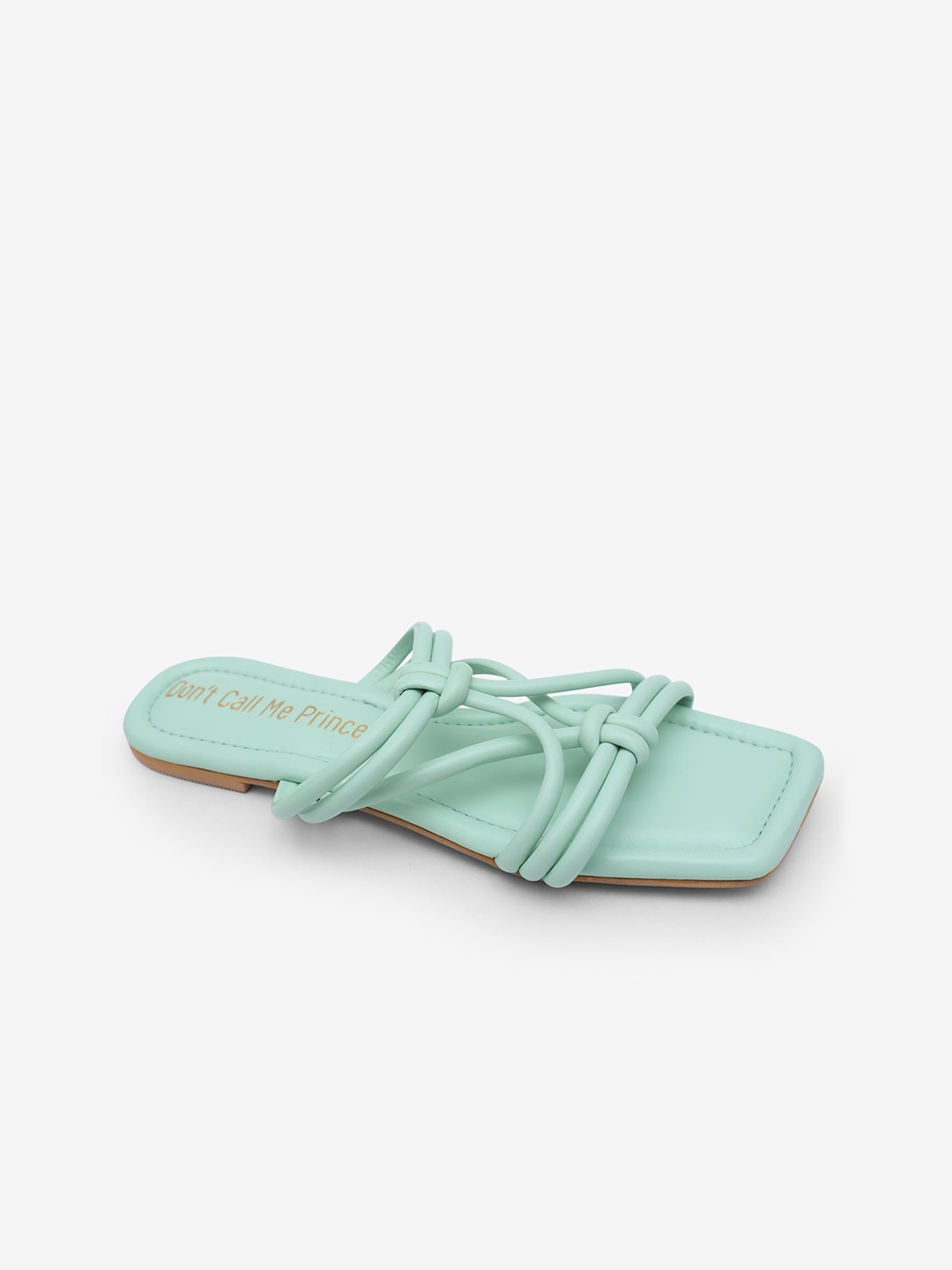 

Don't Call Me Princess Women Open Toe Flats, Sea green