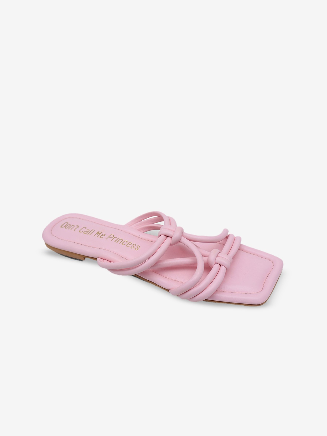 

Don't Call Me Princess Women Open Toe Flats, Pink
