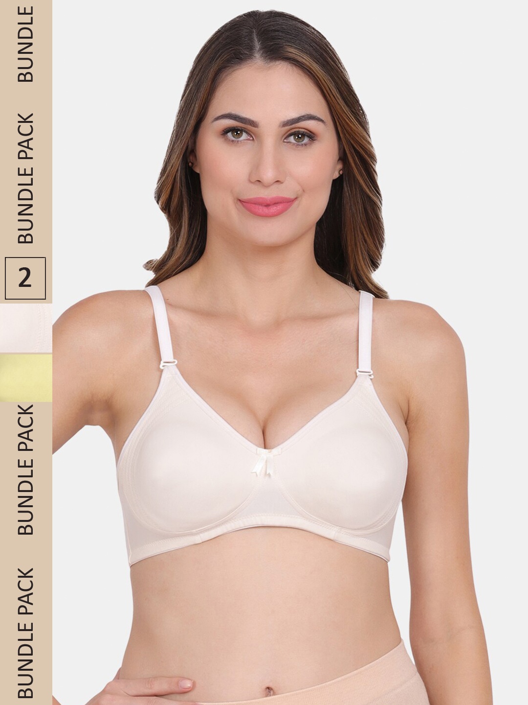 

Amour Secret Pack Of 2 Non Padded Seamless Bra, Off white