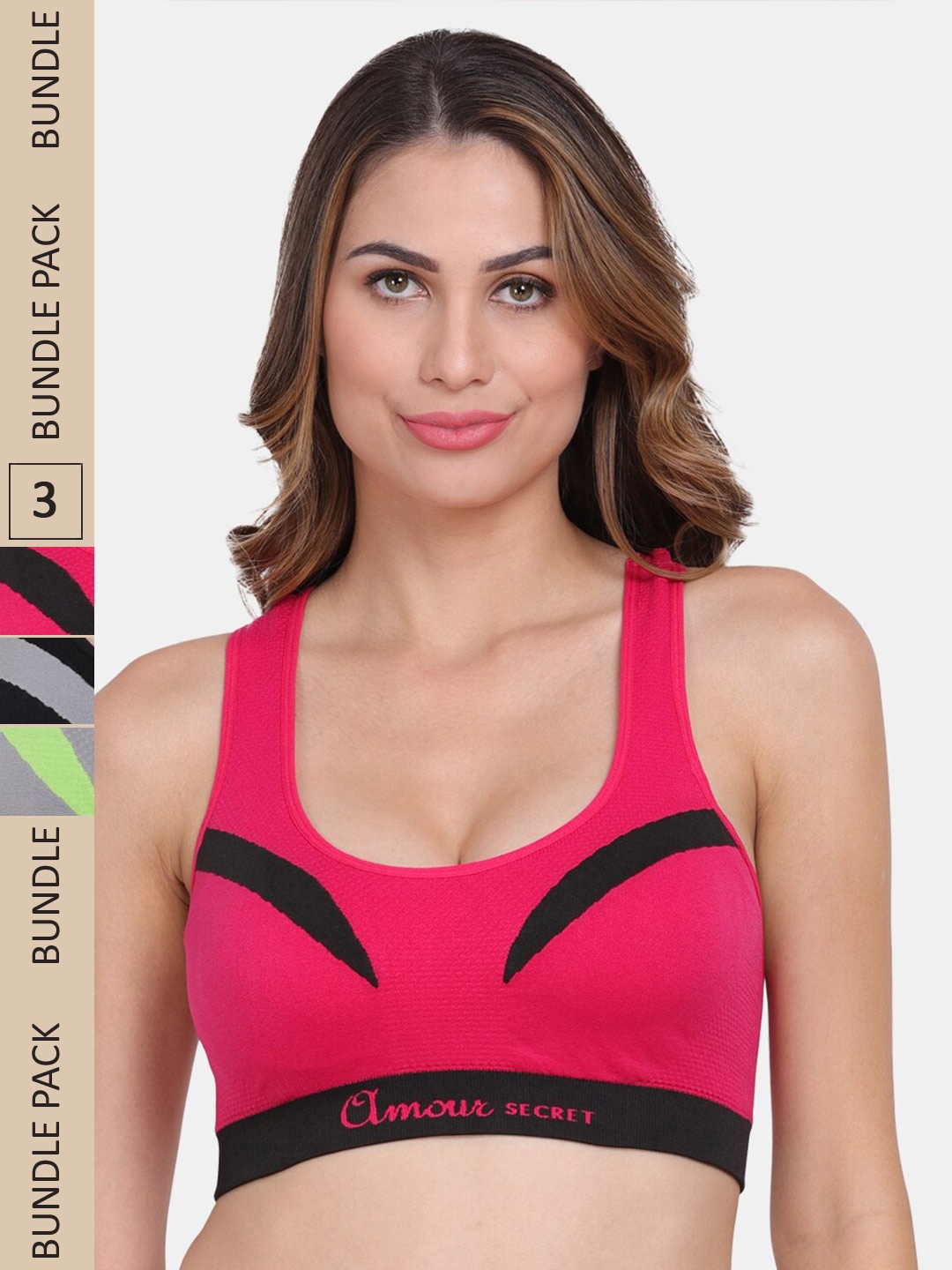 

Amour Secret Removable Padding Bra, Black