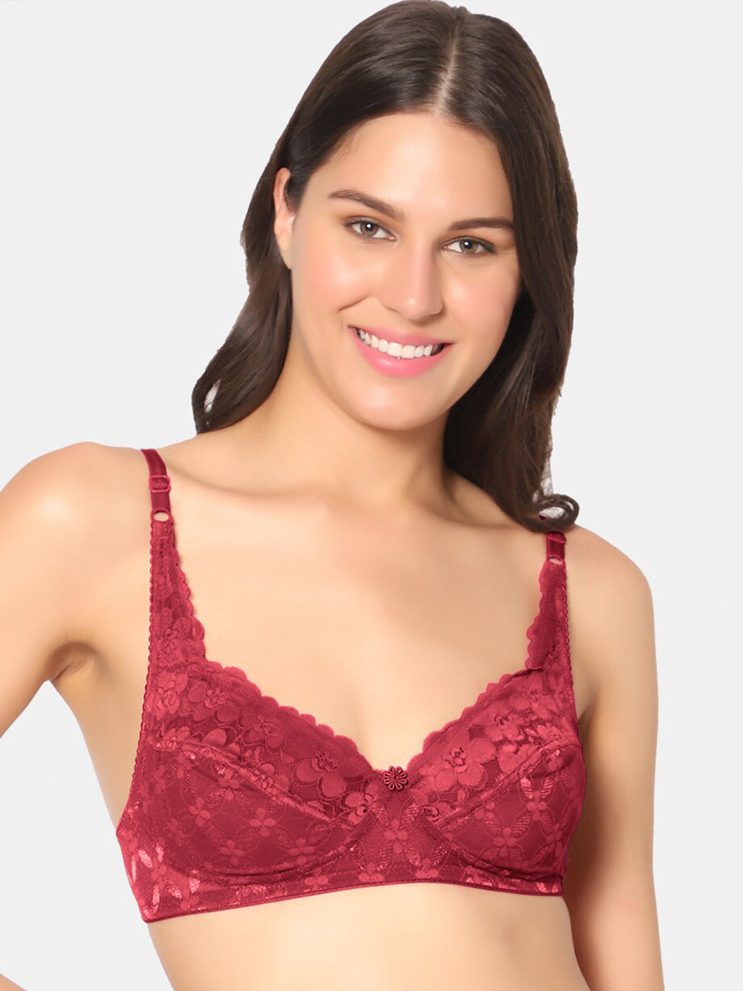 

Sonari Non-Wired All Day Comfort Seamless Bra, Red