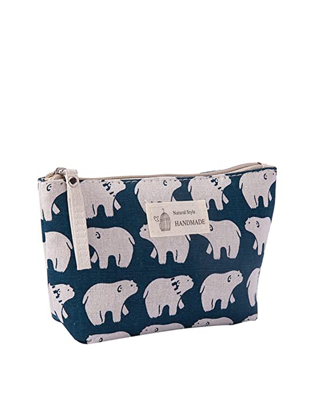 

HOUSE OF QUIRK Blue Printed Multi-Utility Travel Pouch