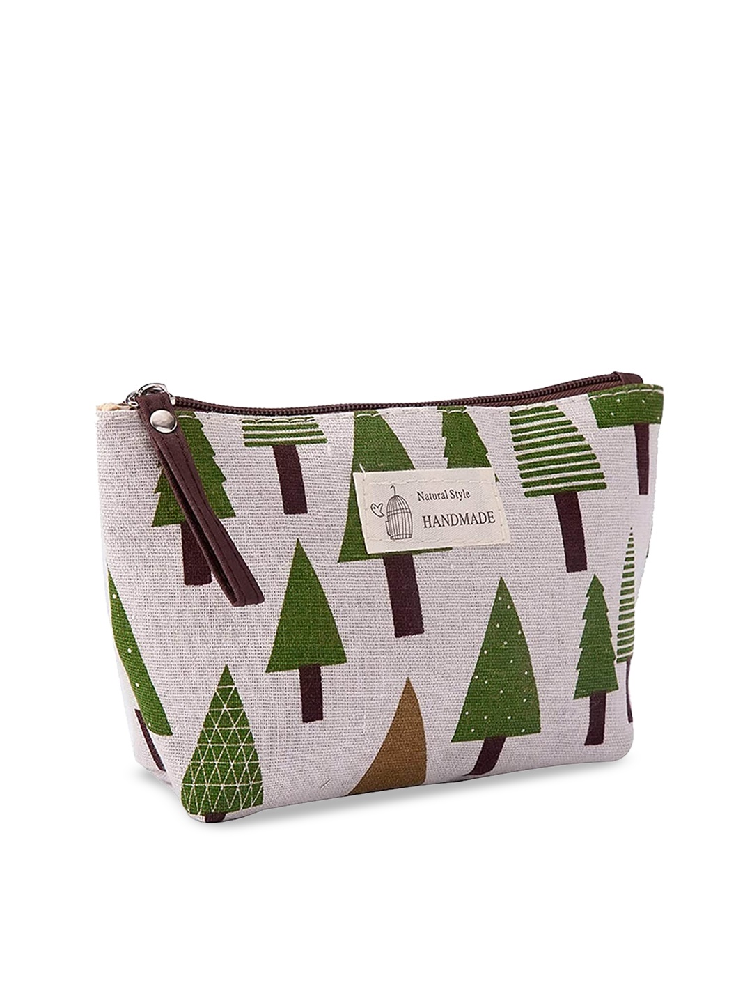 

HOUSE OF QUIRK Green Printed Multi-utility Travel Pouch