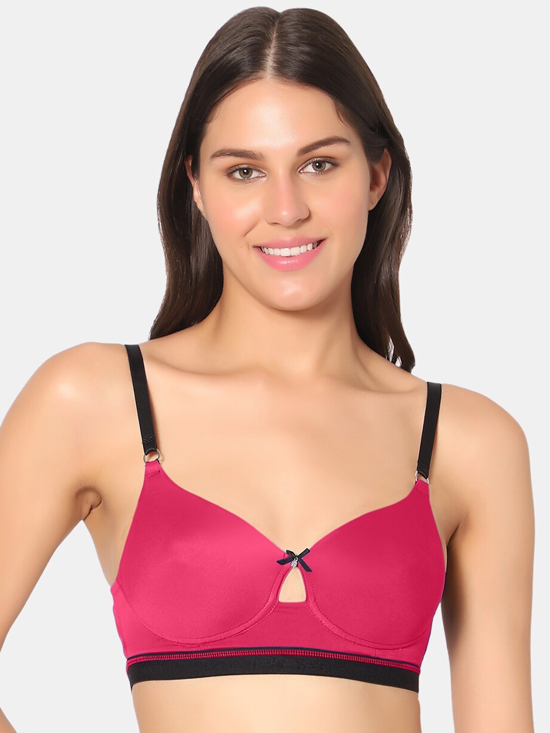 

Sonari Lightly Padded Seamless Non-Wired All Day Comfort T-Shirt Bra scarletdpink, Pink