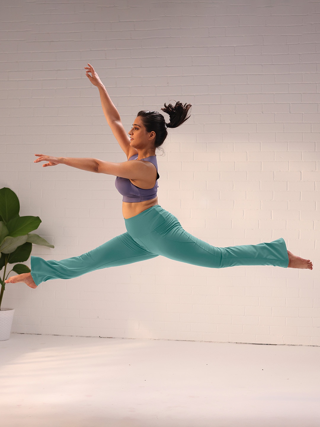 

Blissclub Women High Waist The Ultimate Flare Track Pants - Regular, Sea green