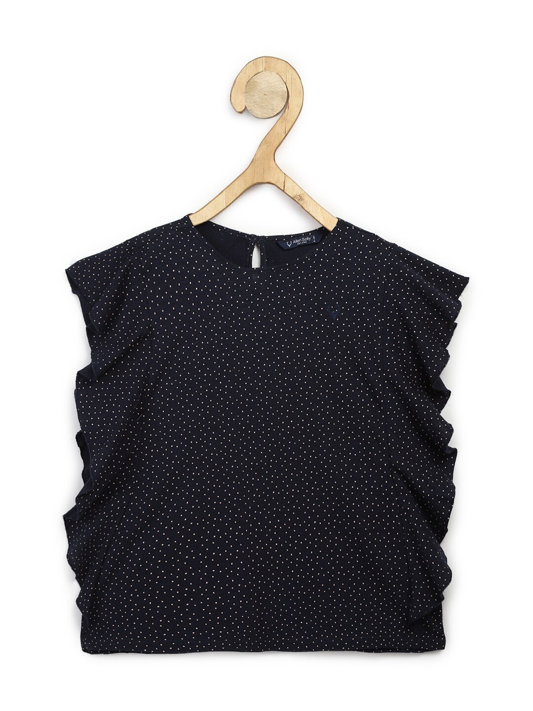 

Allen Solly Junior Cotton Printed Top, Navy blue