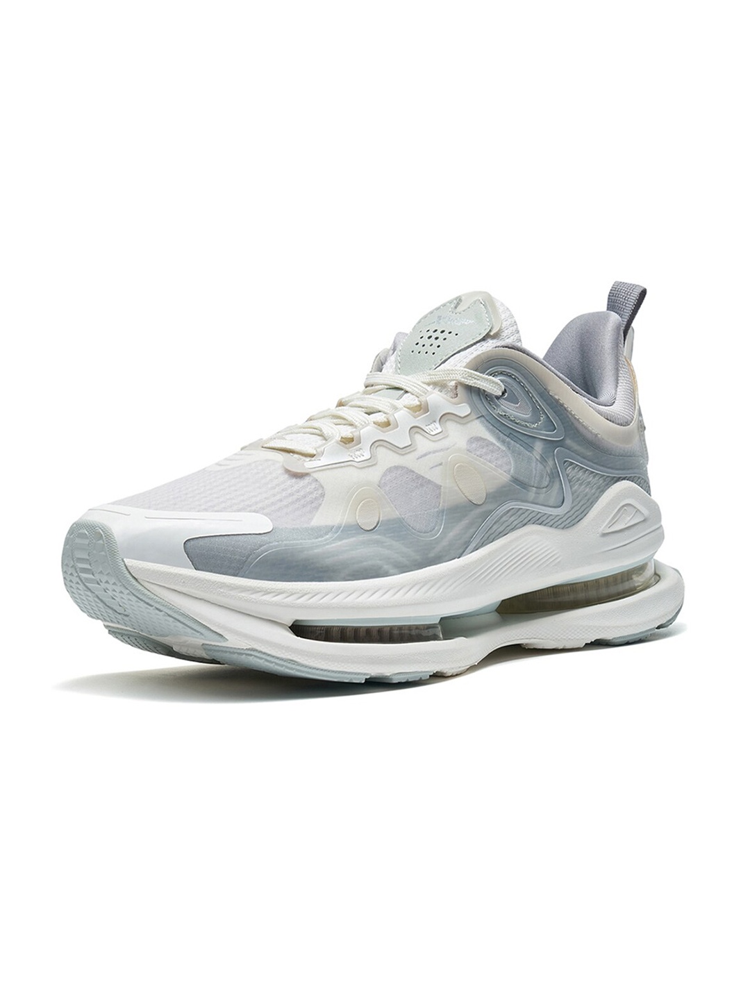 

Xtep Men Textile Air Max Running Non-Marking Shoes, Grey