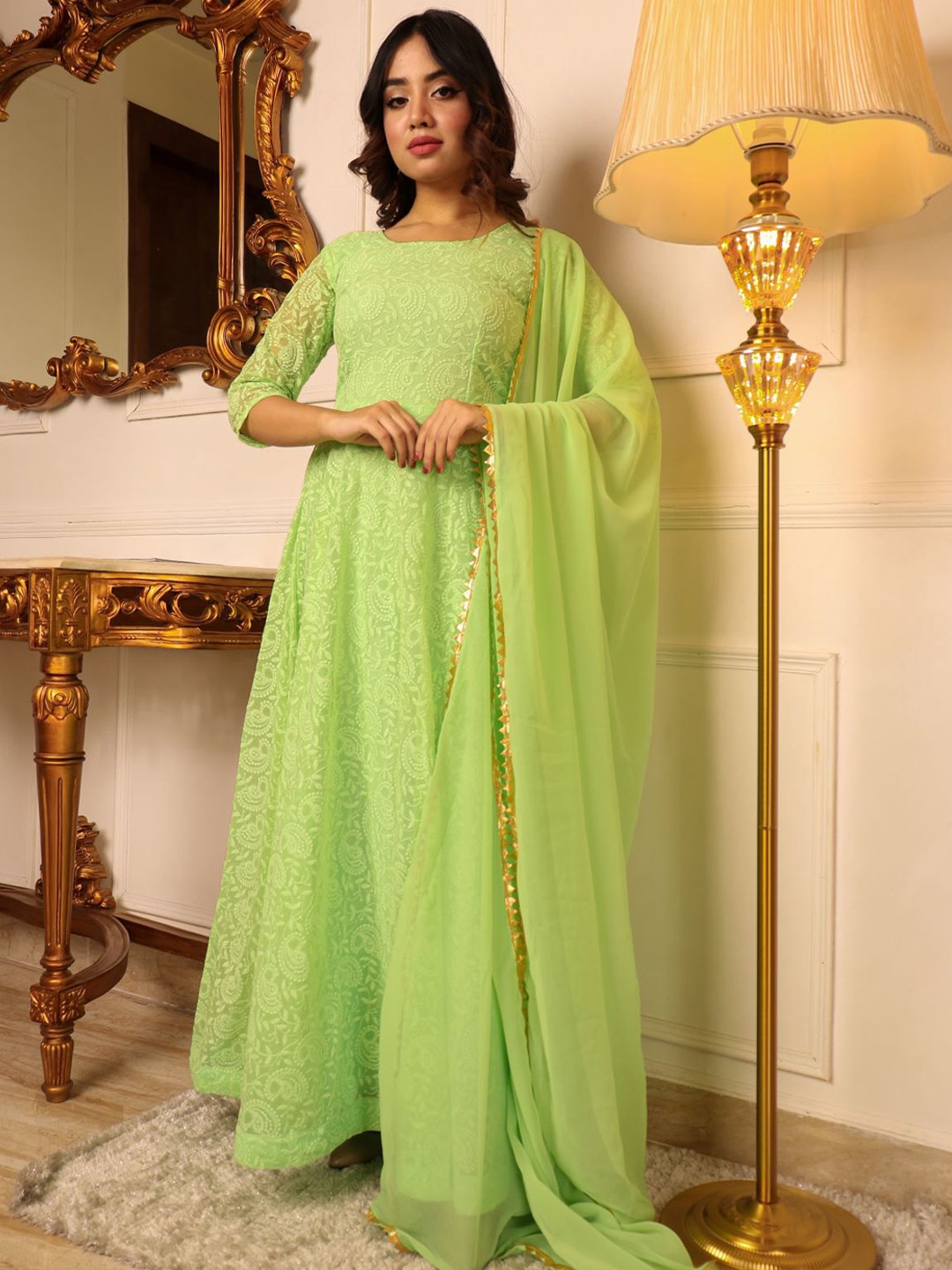

Virah Fashion Green Maxi Maxi Dress