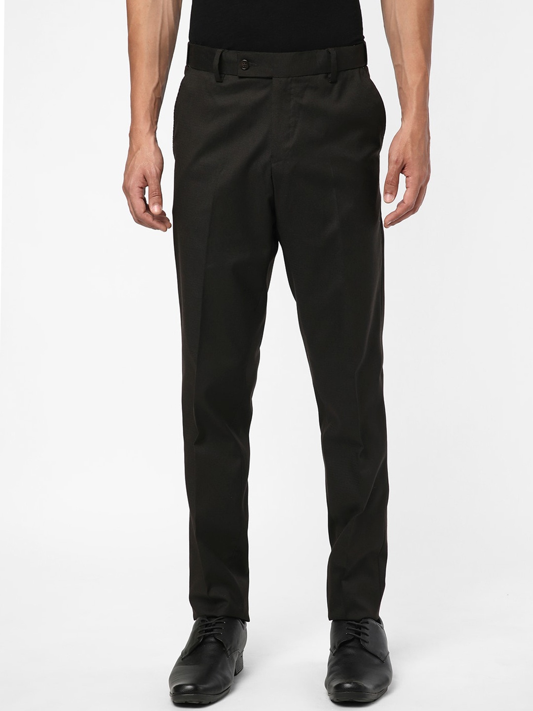 

R&B Men Formal Trousers, Brown