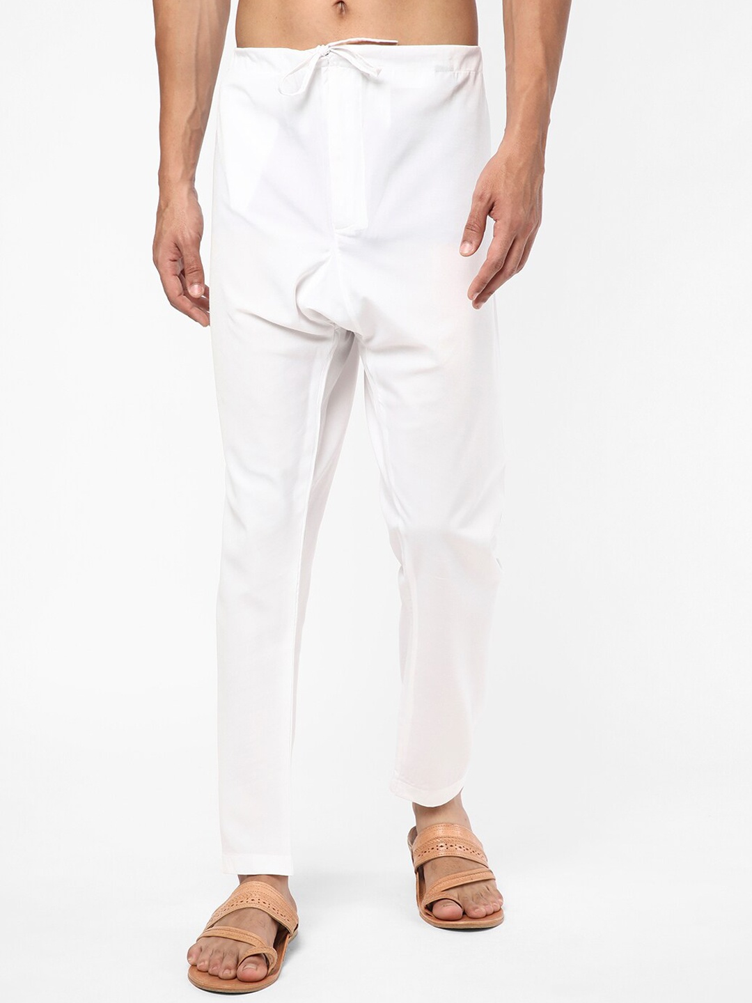 

R&B Men Ethnic Wear Pyjama, White