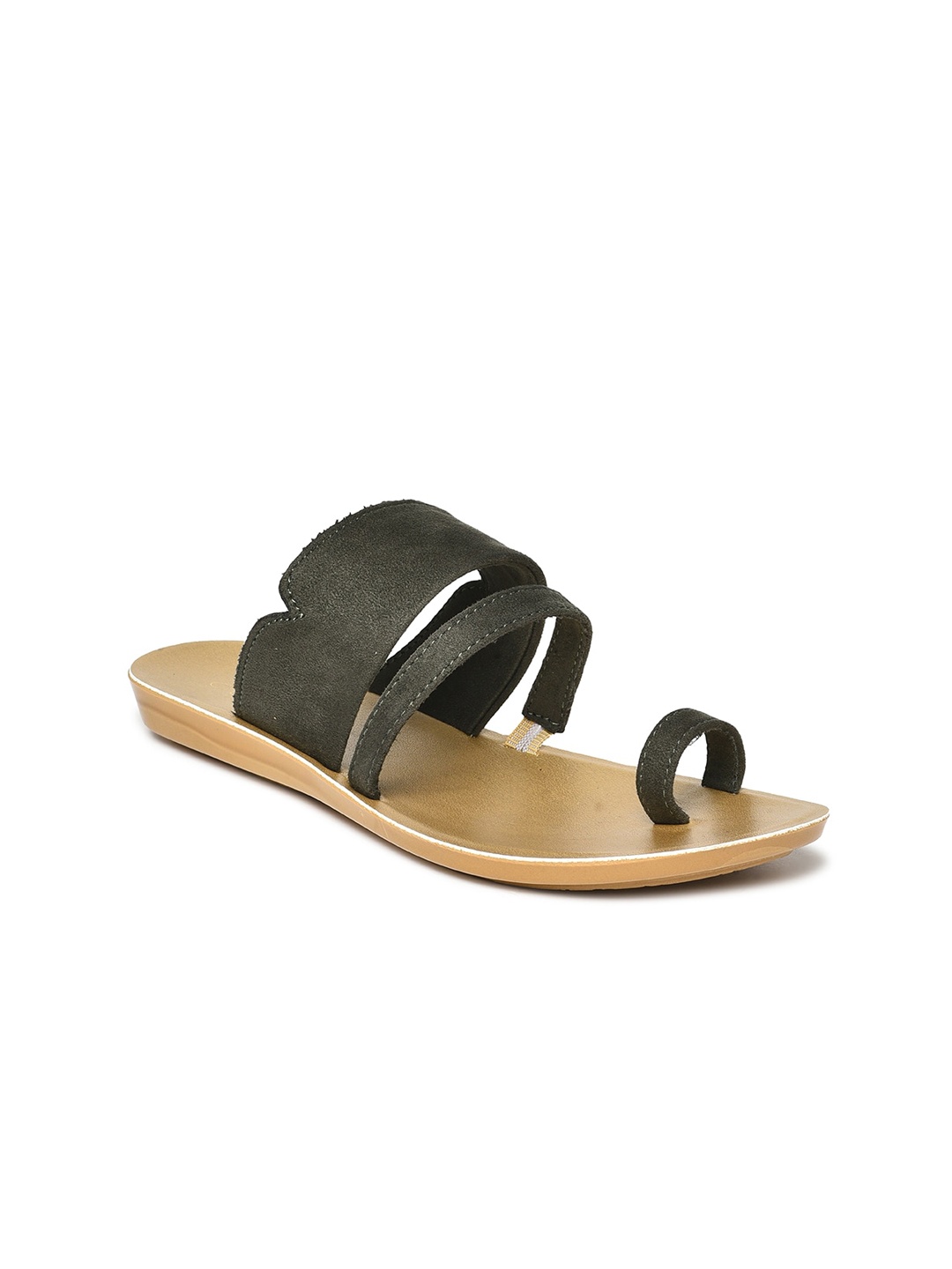 

AURELIA Women One Toe Flats, Gold
