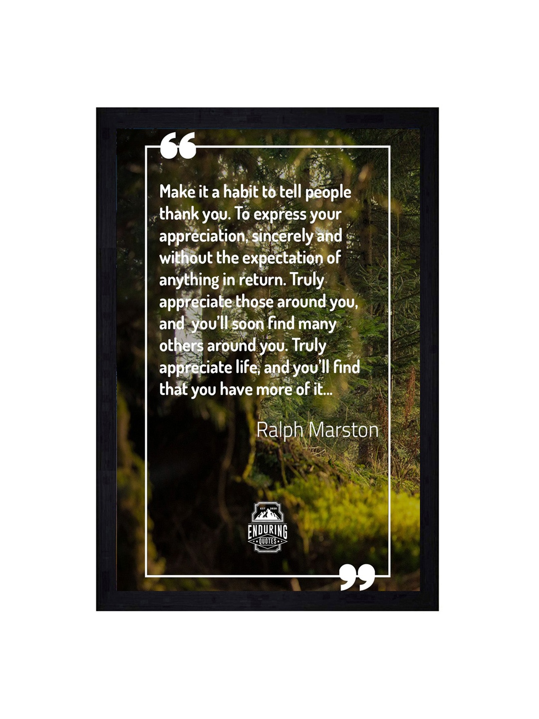 

Gallery99 Green and Black Motivational Quote Texture Paper Wall Art
