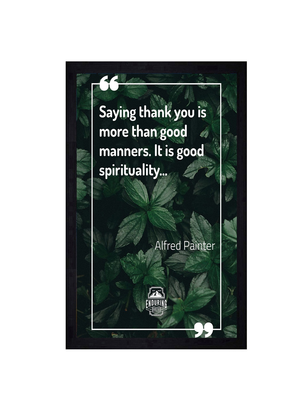 

Gallery99 Green and Black Motivational Quote Texture Paper Wall Art