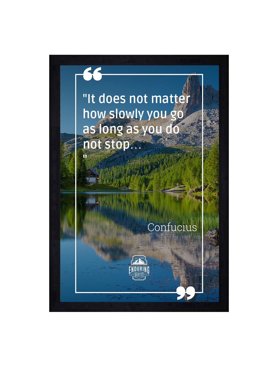 

Gallery99 Blue and Green Motivational Quote Texture Paper Wall Art