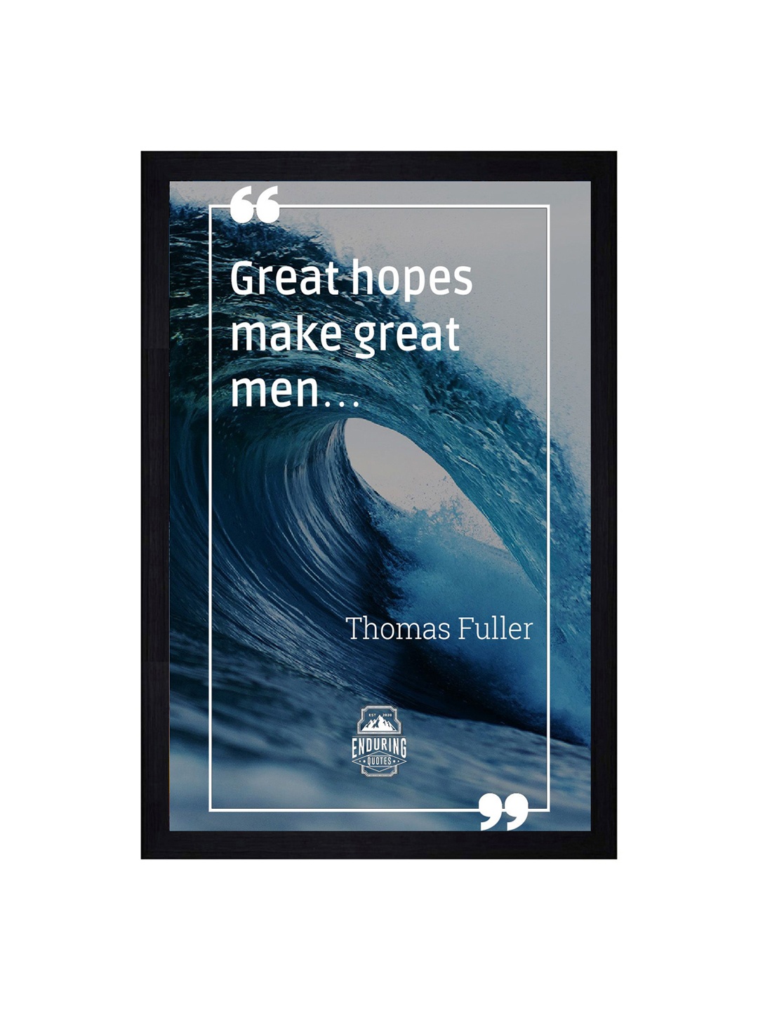

Gallery99 Blue and Grey Motivational Quote Texture Paper Wall Art
