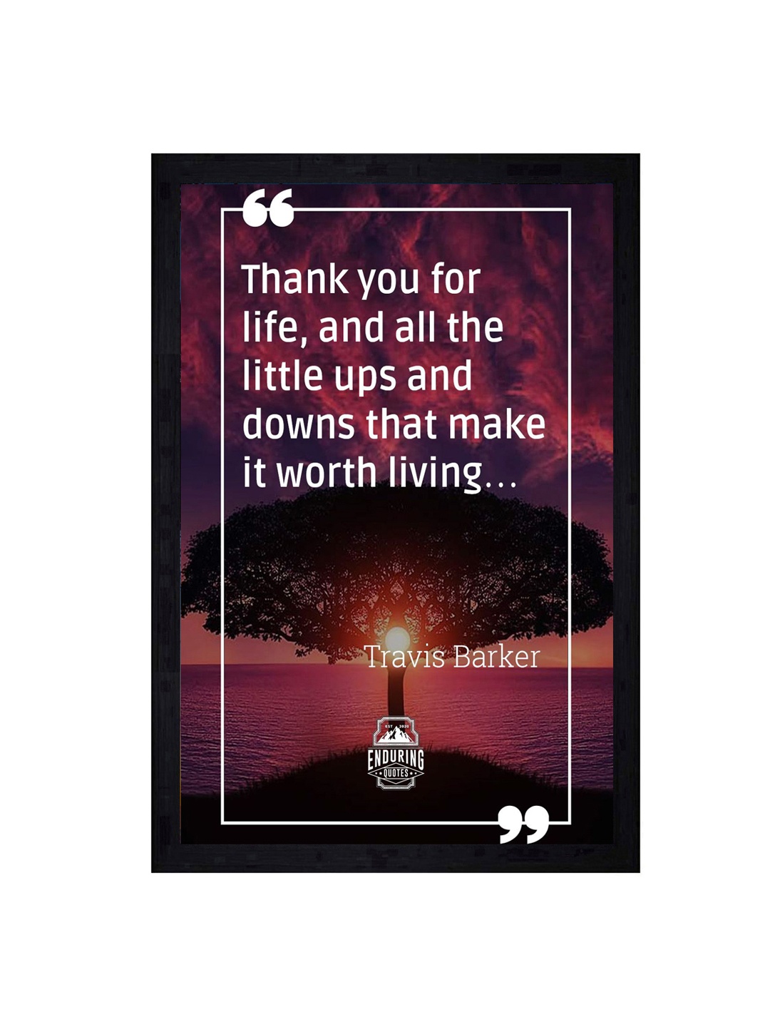 

Gallery99 Black & purple Motivational Quote Texture Paper Wall Art