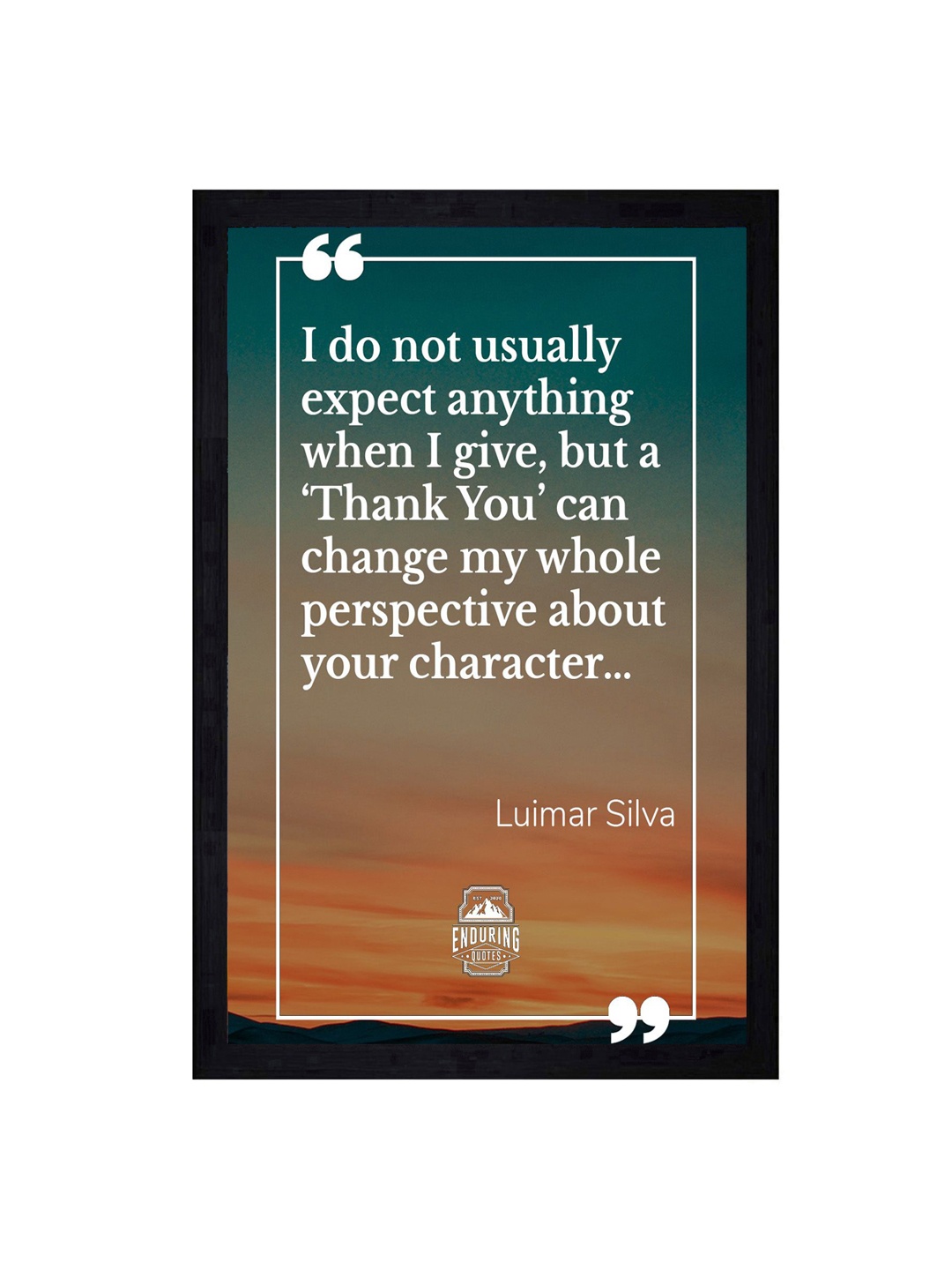 

Gallery99 Teal and Orange Motivational Quote Texture Paper Wall Art