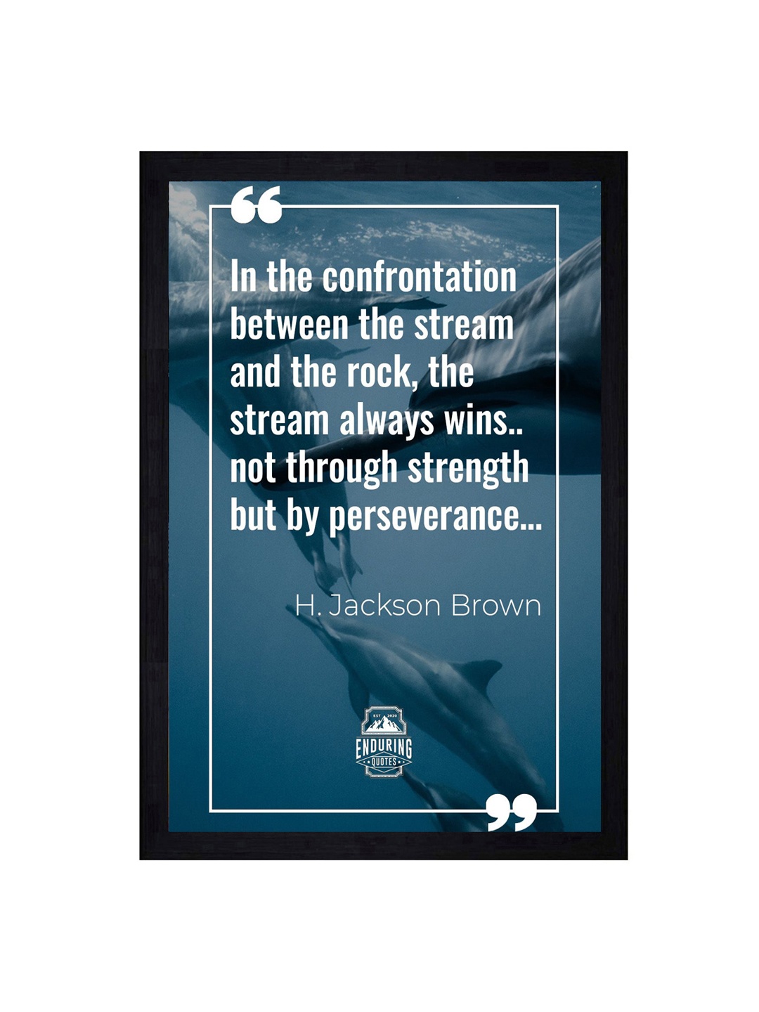 

Gallery99 Blue Motivational Quote Texture Paper Wall Art