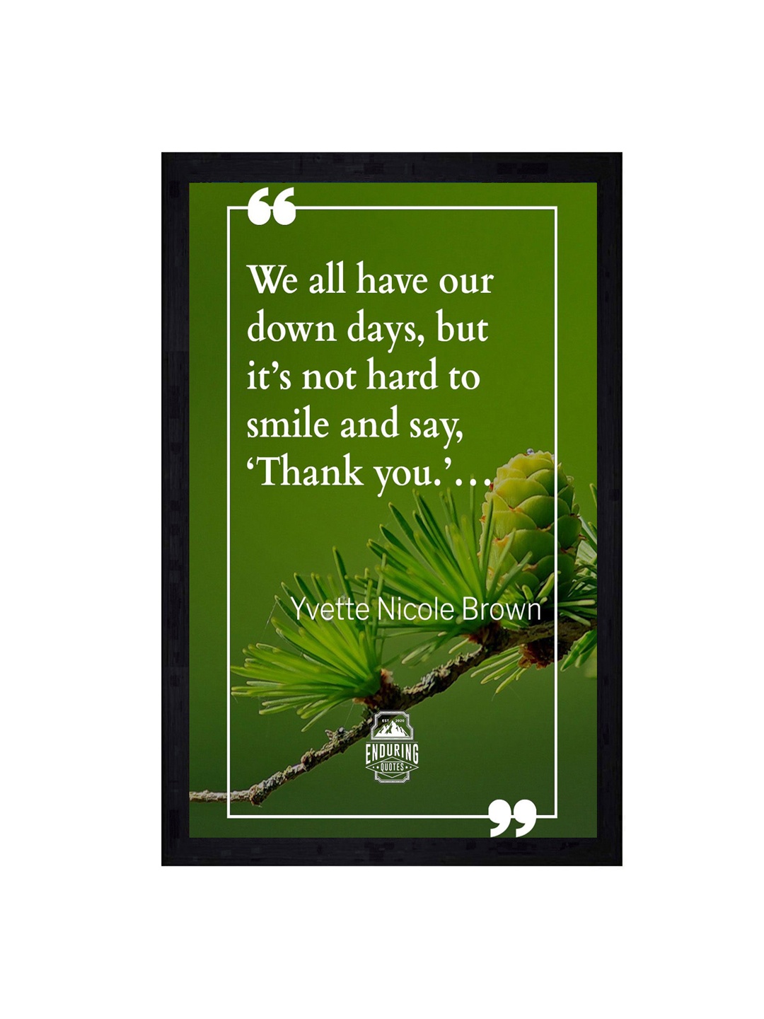 

Gallery99 Green Motivational Quote Texture Paper Wall Art