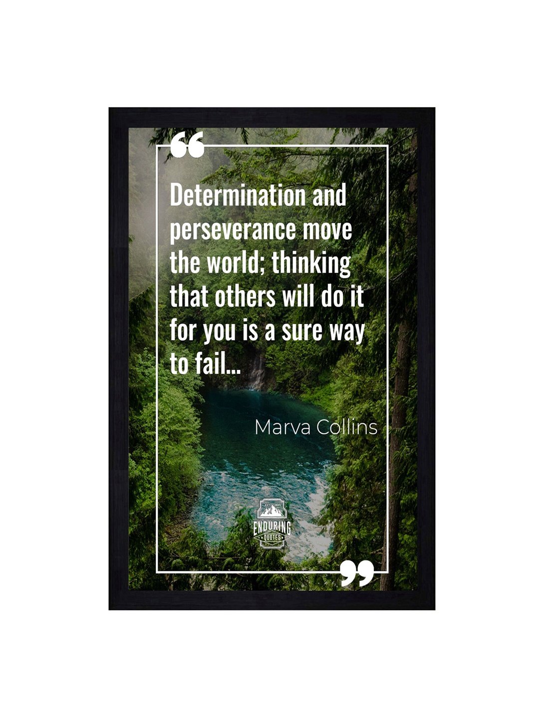 

Gallery99 Green and White Motivational Quote Texture Paper Wall Art