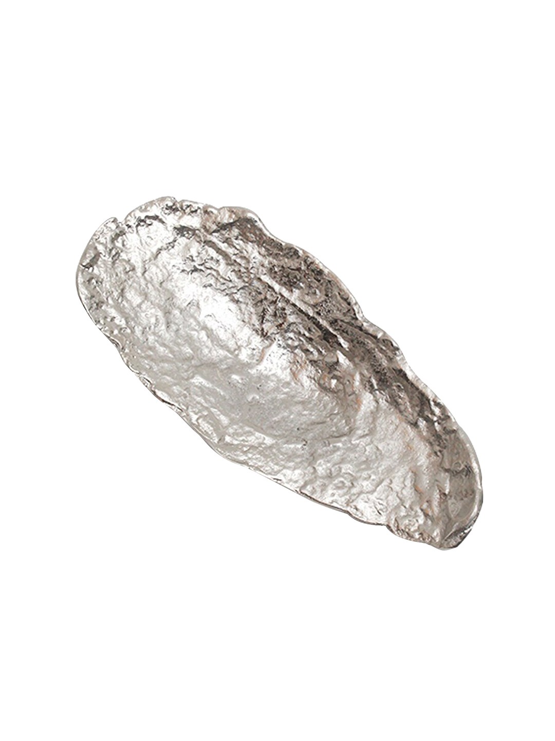 

CASA DECOR Silver Toned Decorative Leaf Trinket