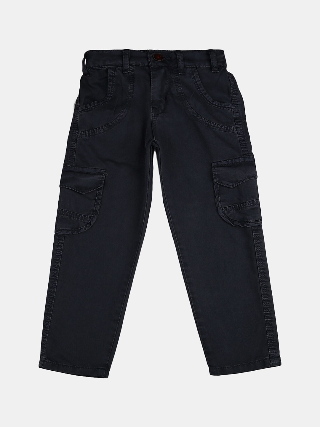 

V-Mart Boys Classic Cargos Trouser, Grey
